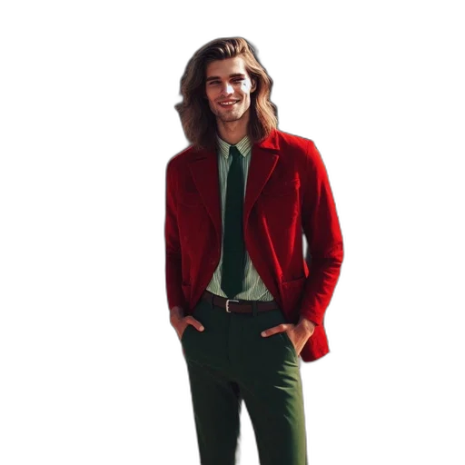jacket, photorealistic, concept art, 3d render transparent PNG cut-out