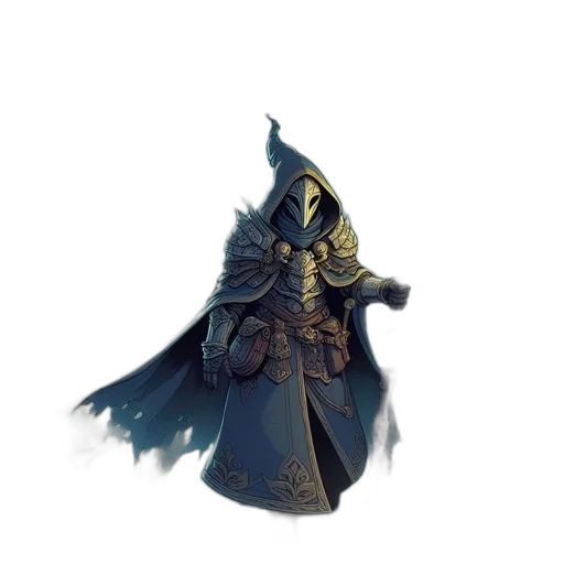 mask, staff, jacket, sword transparent PNG cut-out