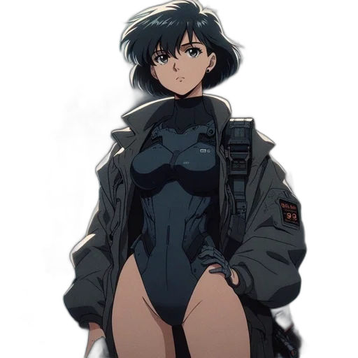 jacket, dress, weapon, robot transparent PNG cut-out