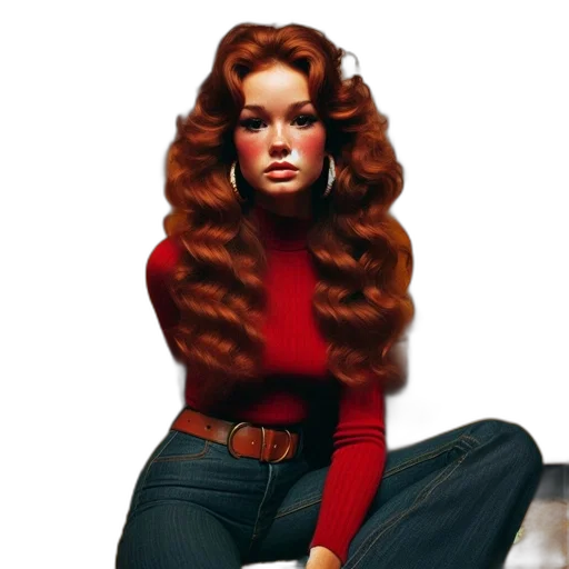 hair, photorealistic, comic book art, 3d render transparent PNG cut-out