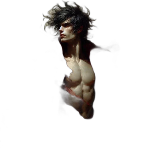 face, mask, creature, hair transparent PNG cut-out