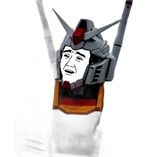 robot, crown, sword, weapon transparent PNG cut-out