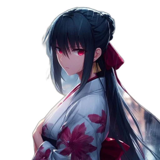 dress, dragon, staff, face transparent PNG cut-out