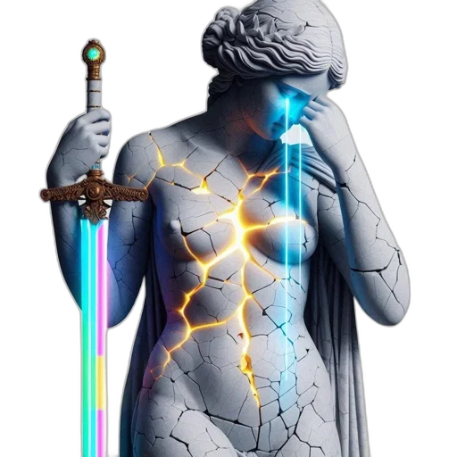 sword, robot, staff, jewelry transparent PNG cut-out