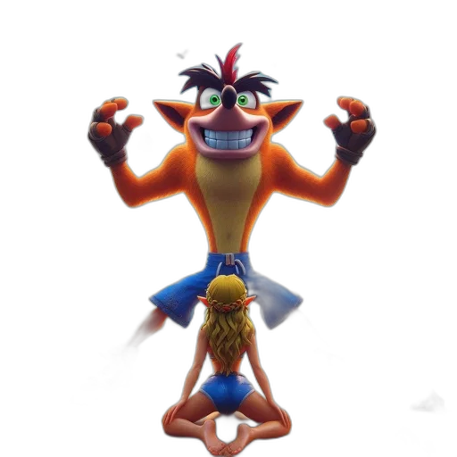 creature, staff, animal, mask transparent PNG cut-out