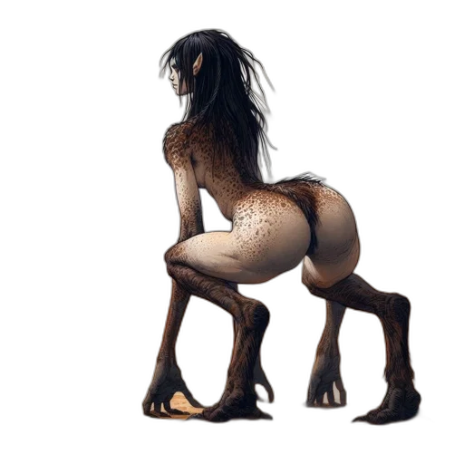 animal, creature, hair, dress transparent PNG cut-out
