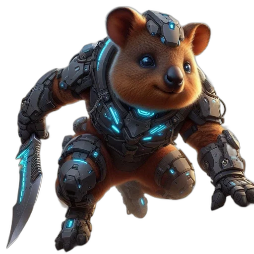 animal, creature, weapon, robot transparent PNG cut-out