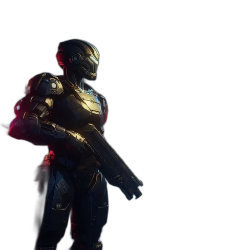 robot, weapon, sword, staff transparent PNG cut-out