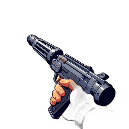 weapon, staff, umbrella, robot transparent PNG cut-out