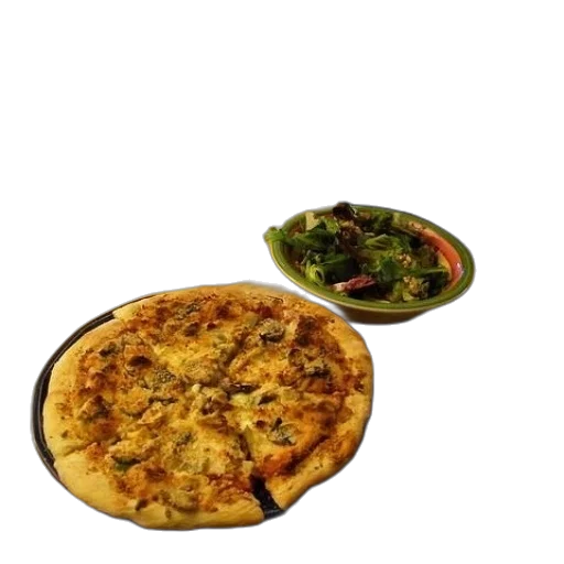 food, 3d render, photorealistic, pizza transparent PNG cut-out