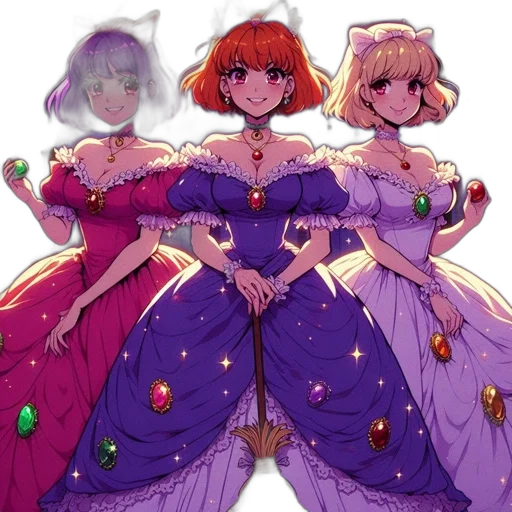dress, crown, pixel art, concept art transparent PNG cut-out