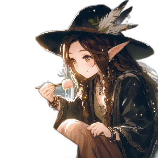 staff, hat, dragon, mask transparent PNG cut-out