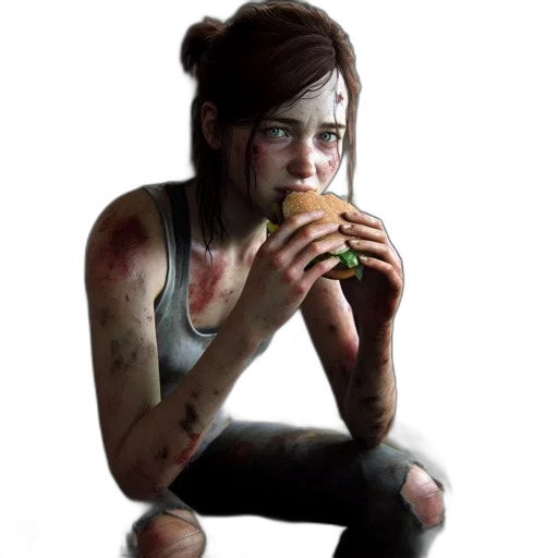 food, concept art, pixel art, photorealistic transparent PNG cut-out