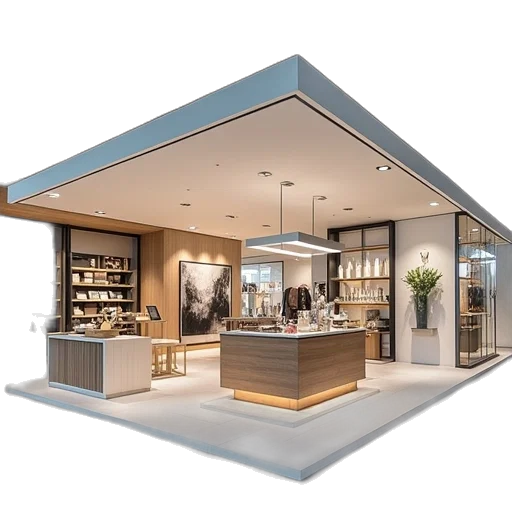 building, 3d render, photorealistic, retail transparent PNG cut-out