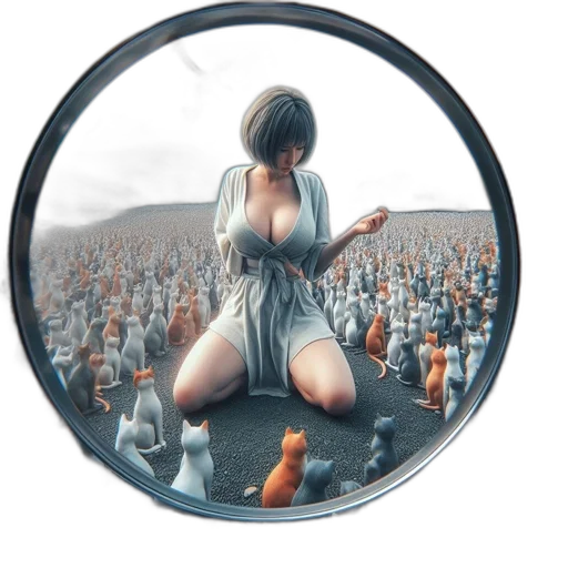 dress, robot, concept art, fantasy art transparent PNG cut-out
