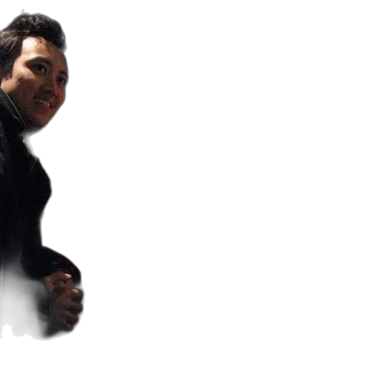 face, mask, jacket, staff transparent PNG cut-out