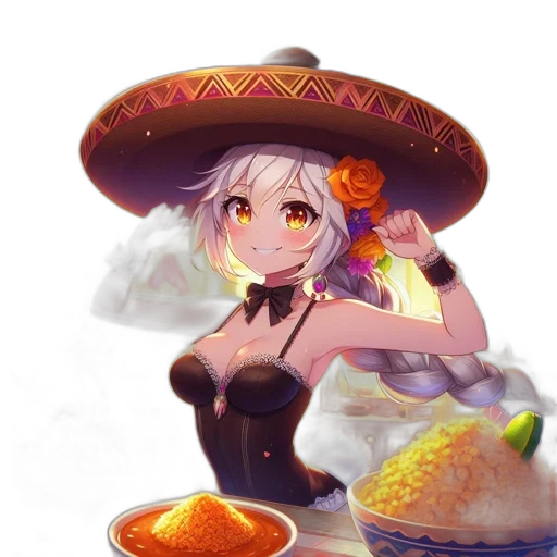 food, hat, staff, weapon transparent PNG cut-out