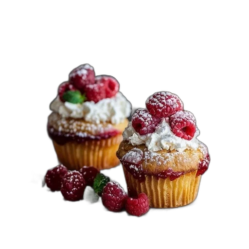 food, crown, photorealistic, 3d render transparent PNG cut-out