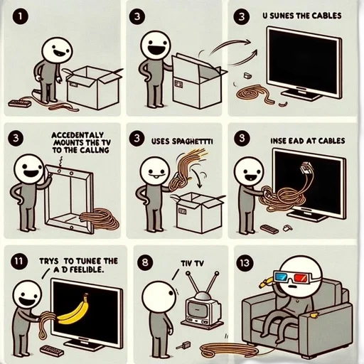 furniture, comic, strip, inventive transparent PNG cut-out