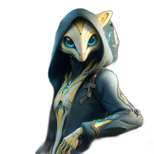 mask, robot, jacket, creature transparent PNG cut-out