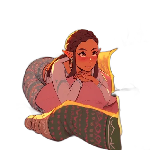 dragon, staff, creature, fantasy art transparent PNG cut-out