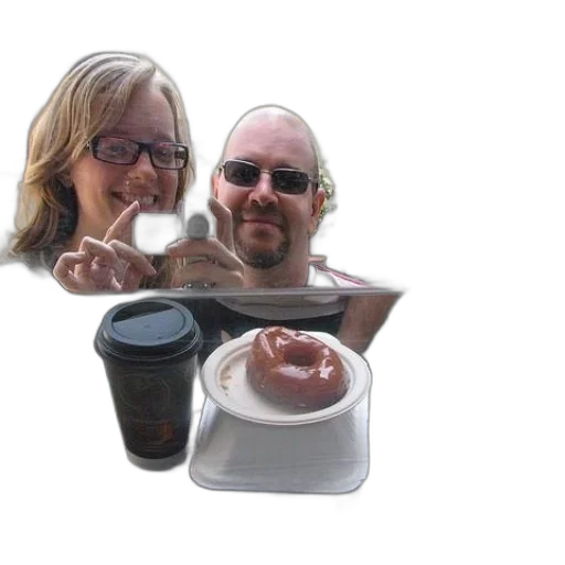 man, woman, take, selfie transparent PNG cut-out