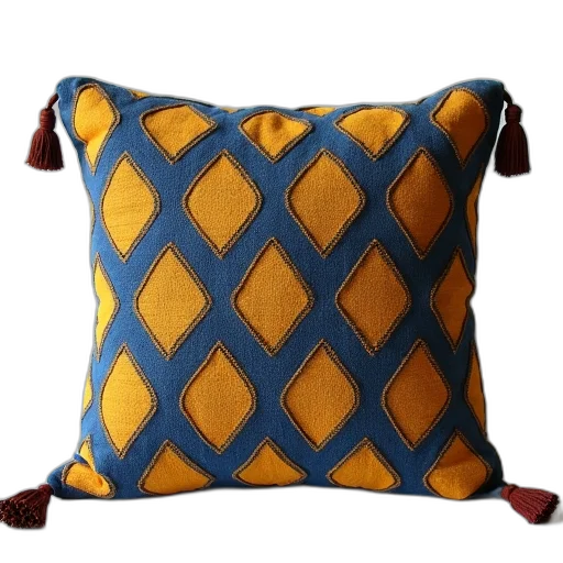 furniture, crown, blue, yellow transparent PNG cut-out