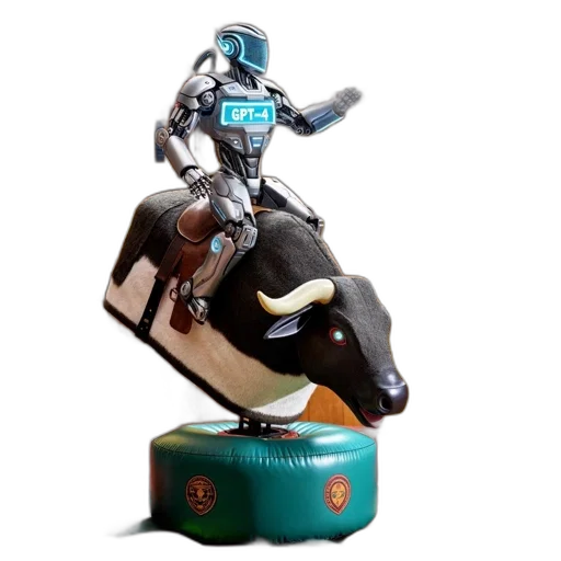 robot, concept art, 3d render, cyberpunk transparent PNG cut-out