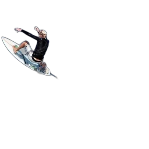 staff, pixel art, concept art, surfer transparent PNG cut-out