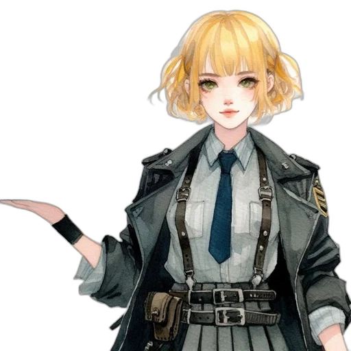 staff, jacket, weapon, concept art transparent PNG cut-out