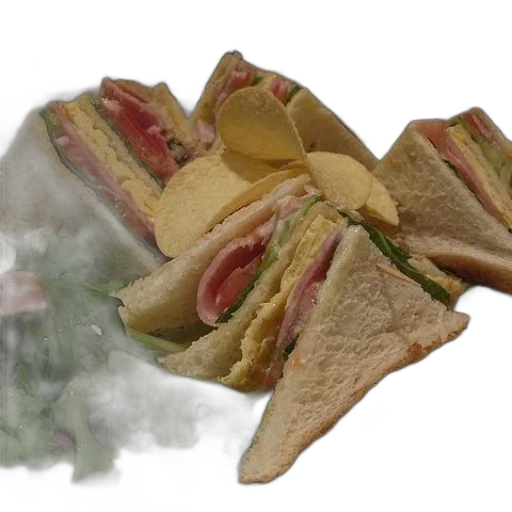 food, umbrella, photorealistic, 3d render transparent PNG cut-out