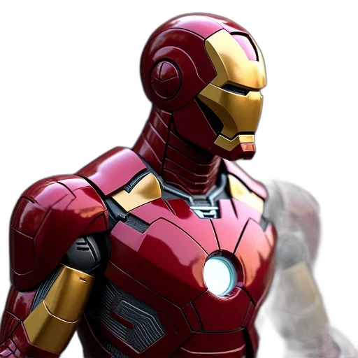 robot, 3d render, comic book art, concept art transparent PNG cut-out