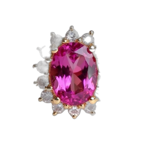 jewelry, crown, pink, sapphire transparent PNG cut-out