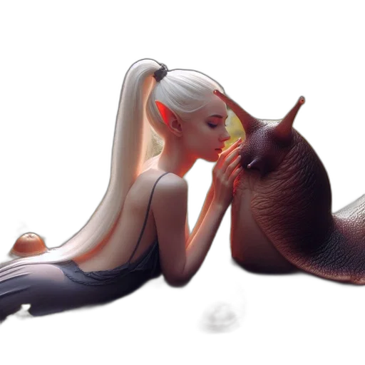 creature, animal, hair, concept art transparent PNG cut-out