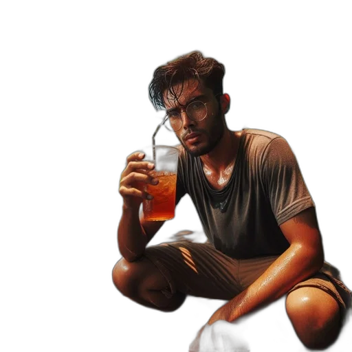face, bottle, food, pixel art transparent PNG cut-out