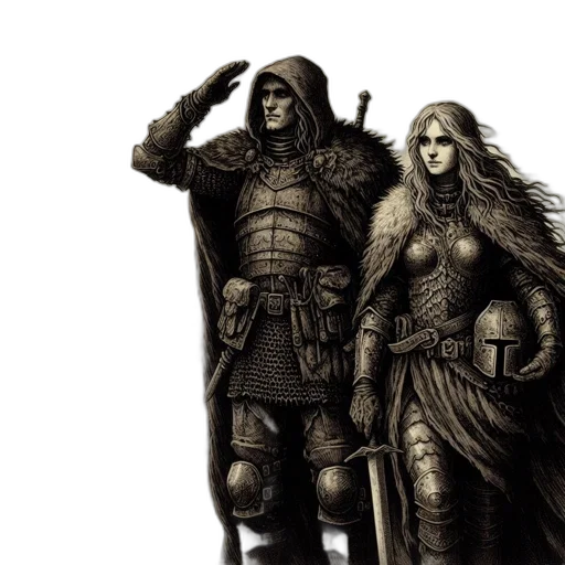 sword, fantasy art, concept art, comic book art transparent PNG cut-out