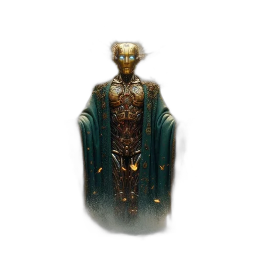 robot, staff, jacket, mask transparent PNG cut-out