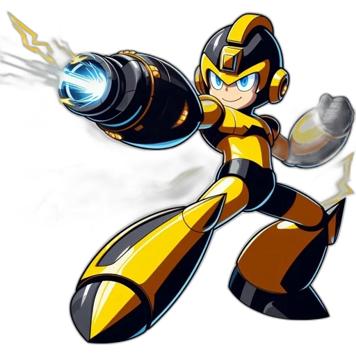 robot, weapon, staff, concept art transparent PNG cut-out