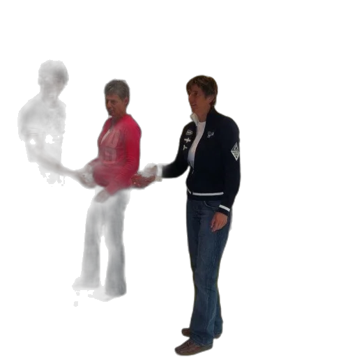 staff, jacket, robot, 3d render transparent PNG cut-out