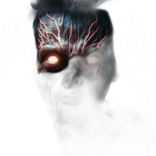 mask, face, creature, robot transparent PNG cut-out