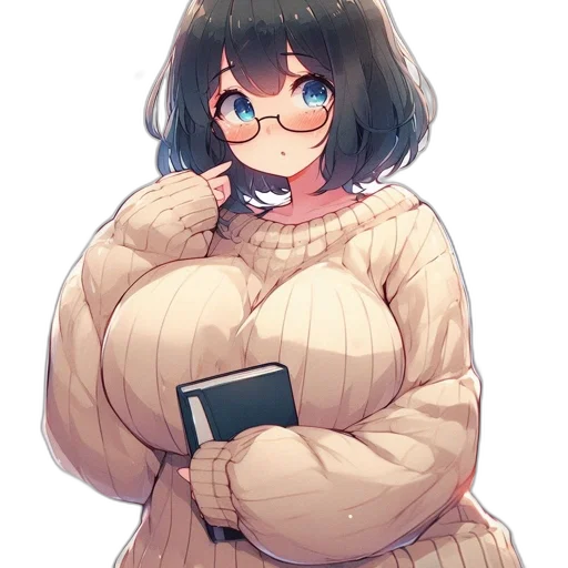 jacket, dress, creature, weapon transparent PNG cut-out