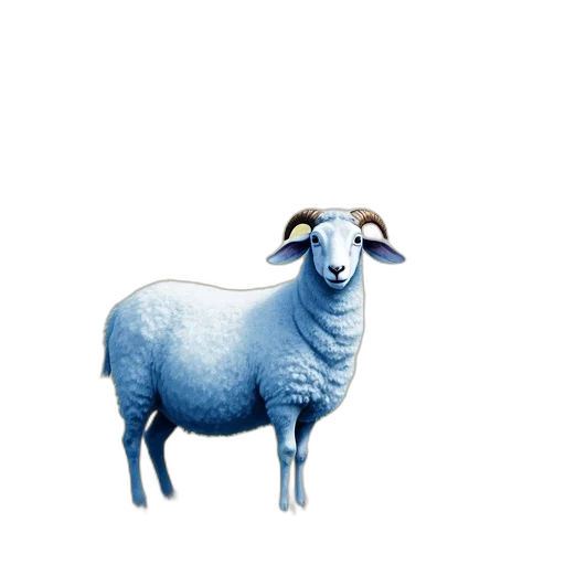 animal, staff, creature, pixel art transparent PNG cut-out