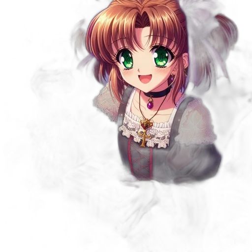 face, staff, creature, jewelry transparent PNG cut-out