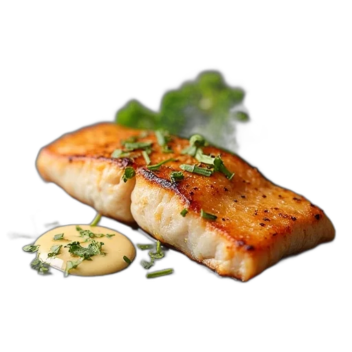 food, photorealistic, 3d render, fish transparent PNG cut-out