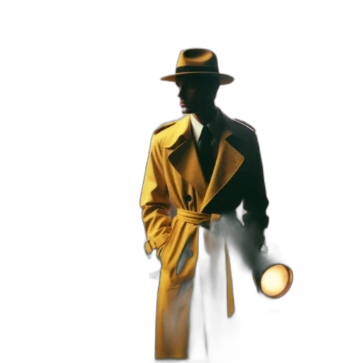 jacket, staff, hat, mask transparent PNG cut-out