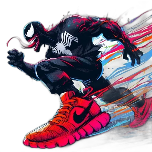 shoes, comic book art, concept art, cartoon transparent PNG cut-out