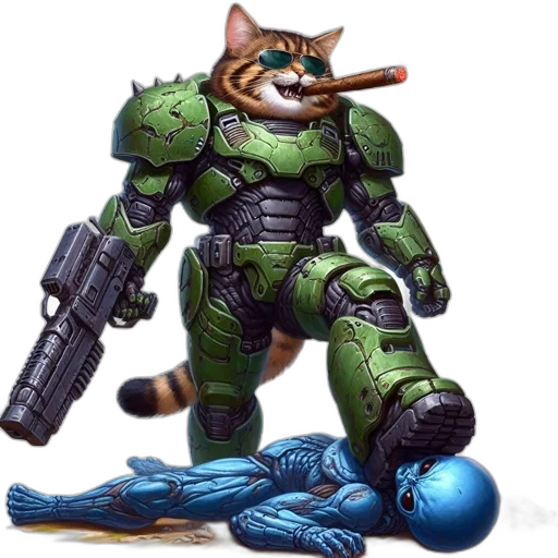 robot, weapon, animal, staff transparent PNG cut-out
