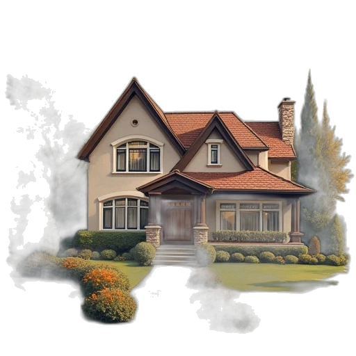 building, photorealistic, 3d render, concept art transparent PNG cut-out