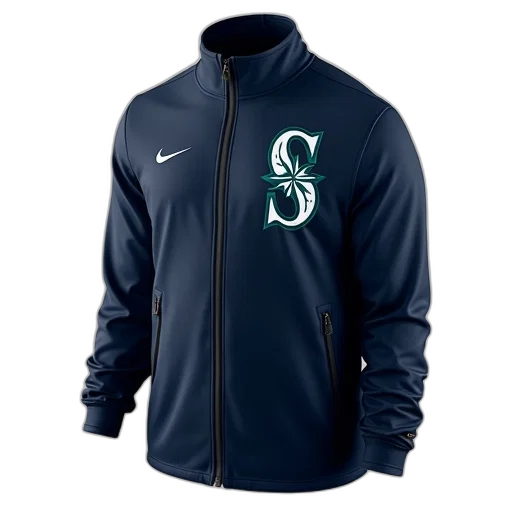 jacket, nike, seattle, mariners transparent PNG cut-out