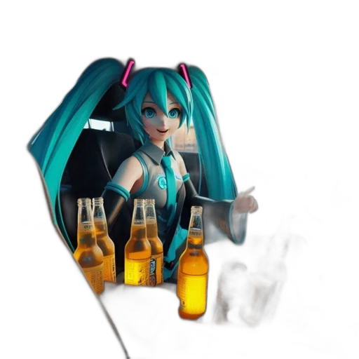 bottle, robot, weapon, dress transparent PNG cut-out